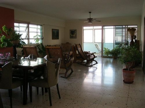 'Living and Dining room' is what you can see in this casa particular picture. Casas particulares are an alternative to hotels in Cuba. Check our website cuba-particular.com often for new casas.